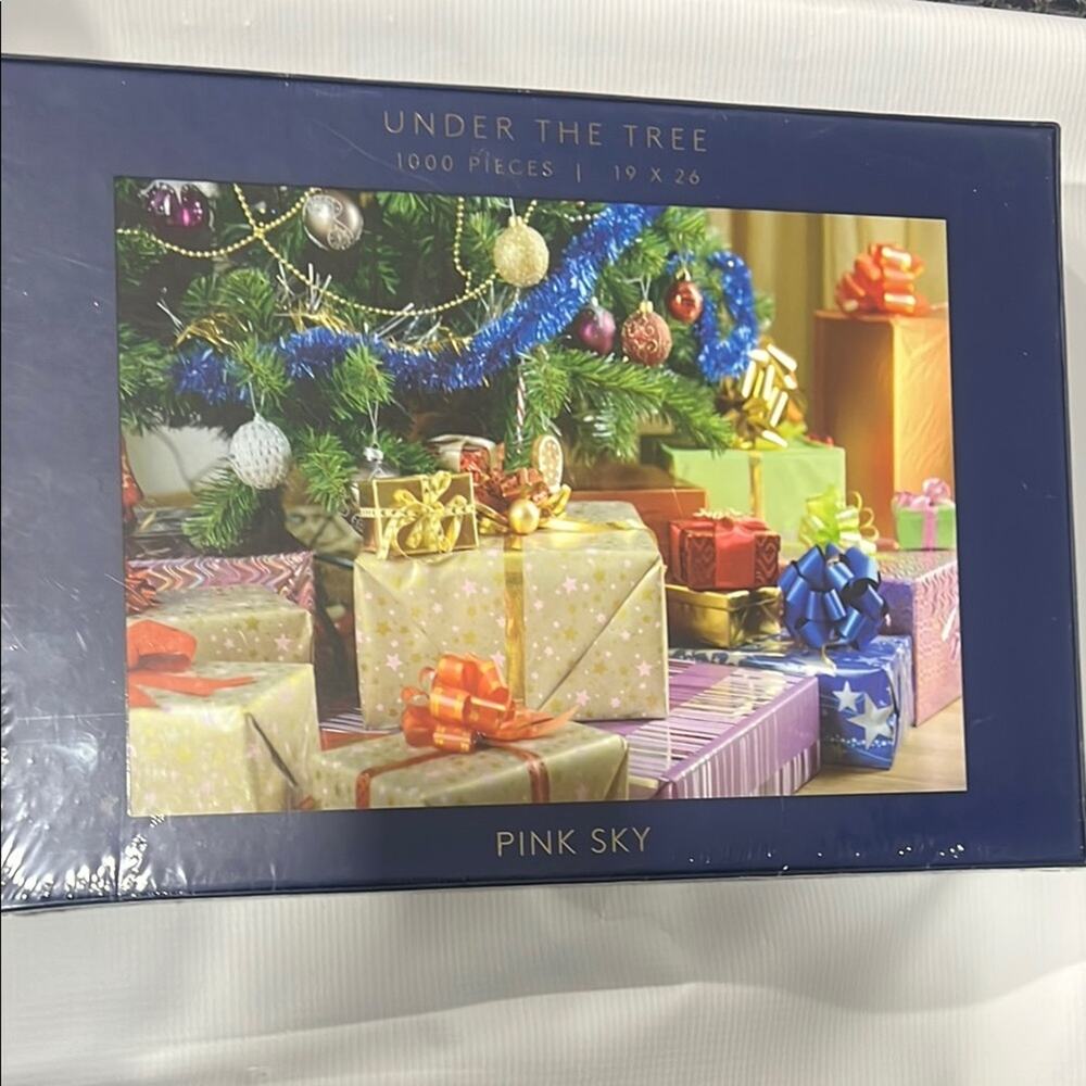 PINK SKY  TREE UNDER THE TREE 1000 PIECES‎ 19X26 PUZZLES NWT